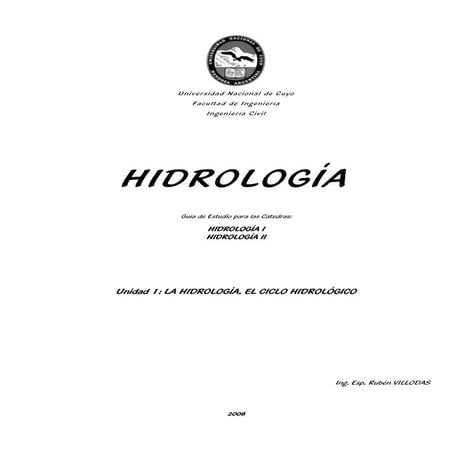Libro hidrología