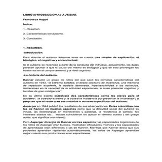 Análisis Libro Introducción al Auti...