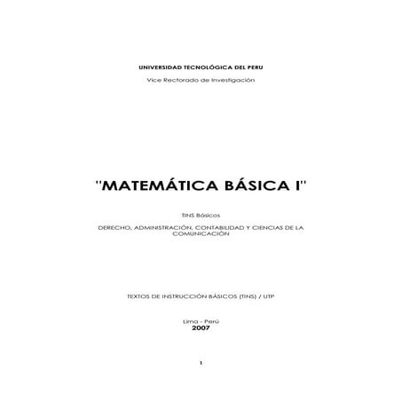 matemática basica