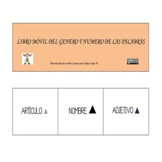 Libro móvil  doble del genero y num...