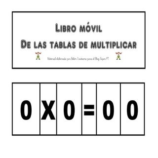 Libro móvil de las tablas de multip...