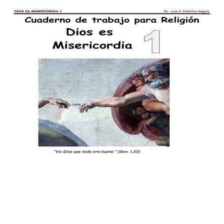 Cuaderno de trabajo para religión 1