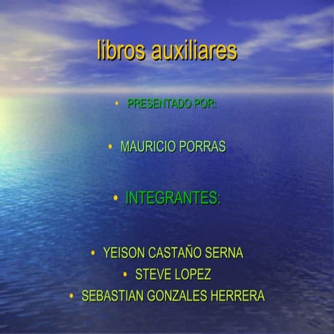 Libros auxiliares porras