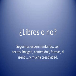 Librosono. Experiencia con Bachille...