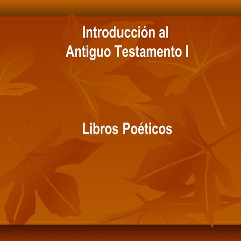 Libros poeticos