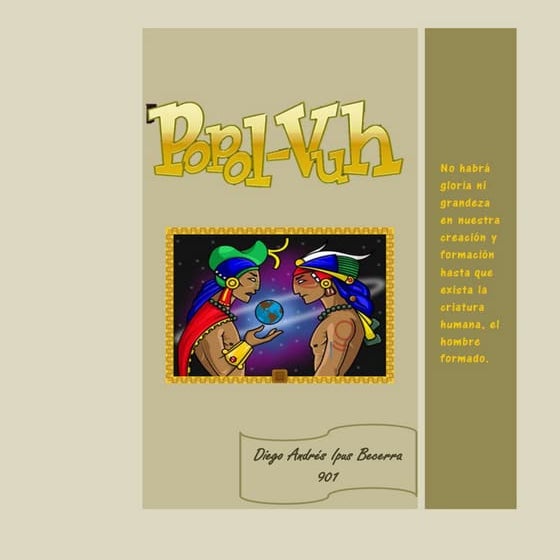 Análisis literario del libro el Popol Vuh