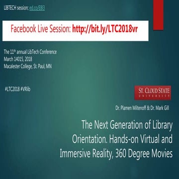 Library Technology Conference 2018