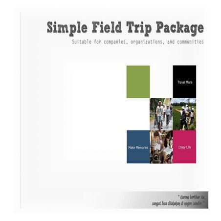 Paket Corporate Outing di Jogja dari @LiburanJogja