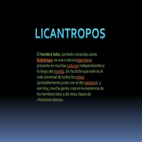 Licantropos