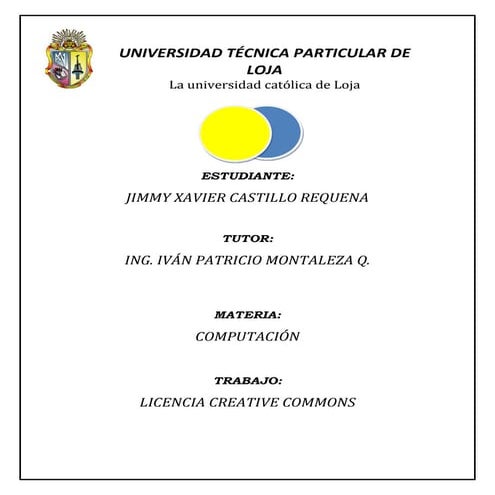 Licencia creative commons