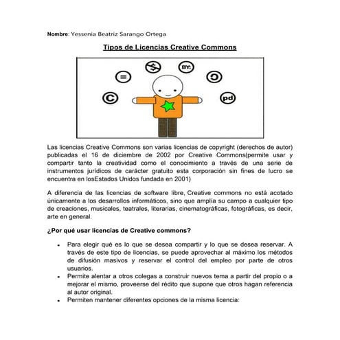 Licencia creative commons  
