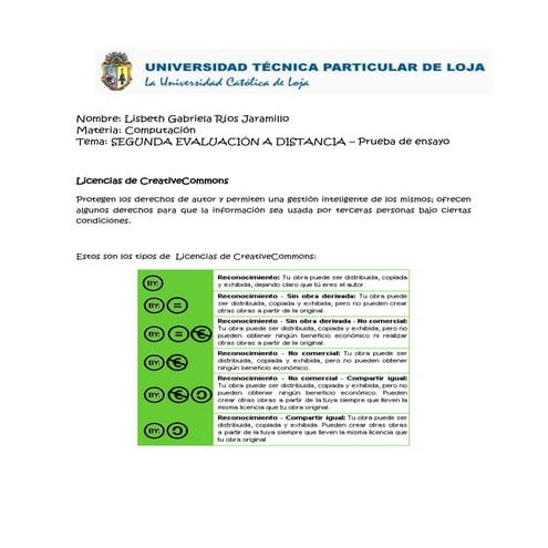 Licencia de crative commons