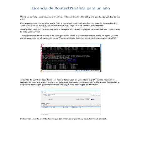Licencia de software RouterOS de mikrotik para un año | PDF