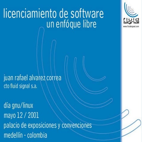 Licenciamiento de software, un enfoque libre