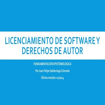 Licenciamiento de software
