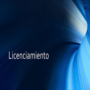 Licenciamientos