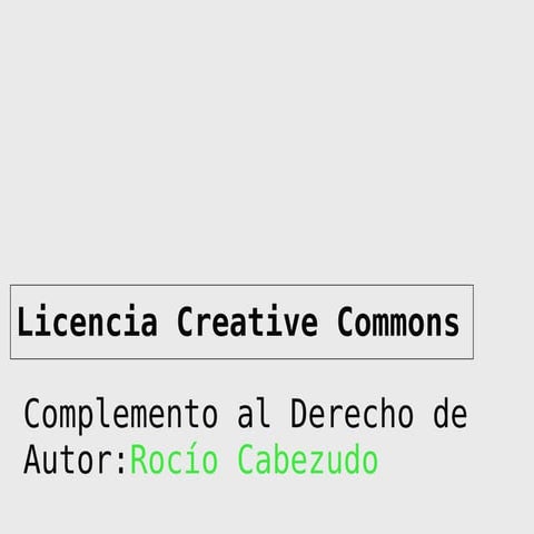 Licencias