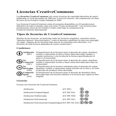 Licencias