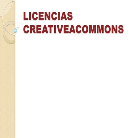 Licencias creativeacommons