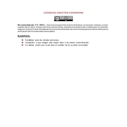 Licencias creative commons