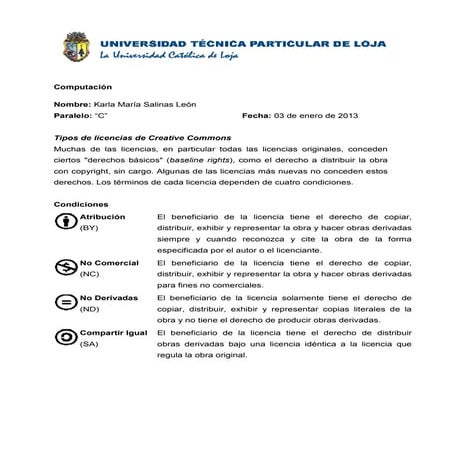 Licencias creative commons