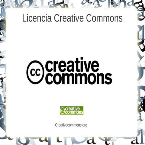Licencias creative commons
