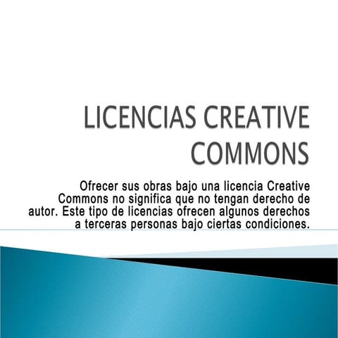 Licencias creative commons