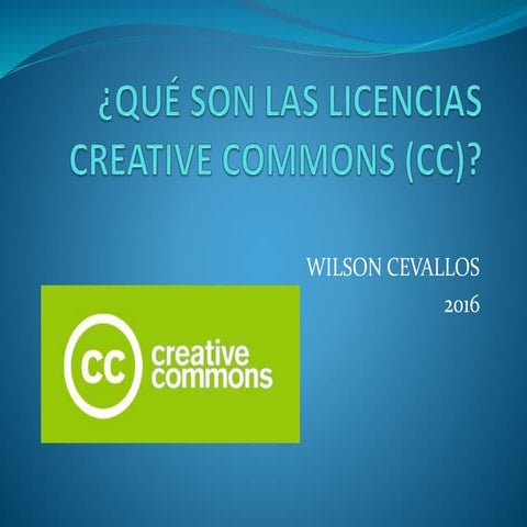 Licencias creative commons