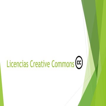 Licencias creative commons