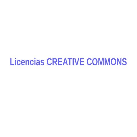 Licencias creative commons asignatura 2