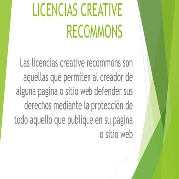 Licencias creative recommons