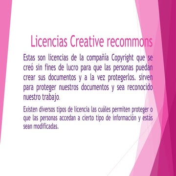 Licencias de creative monns