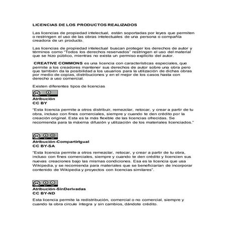 Licenciasdelosproductosrealizados.docx