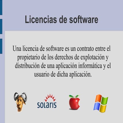 Licencias de software
