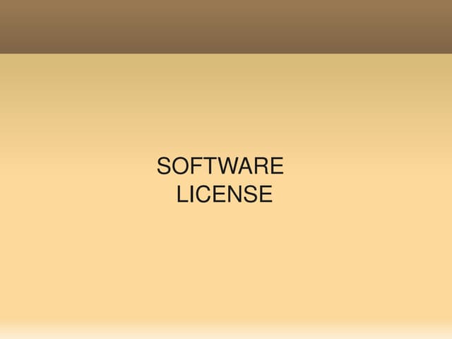 License