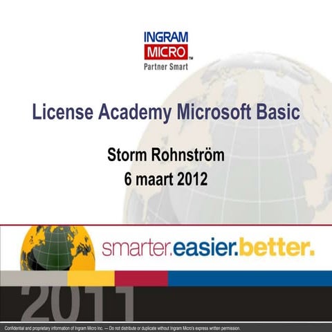 License Academy Microsoft Basic 6 maart 2012
