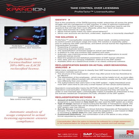 The Various Types of SAP Licenses | PDF