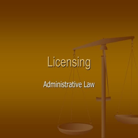 Licensing