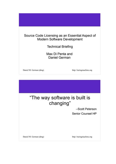 Source Code Licensing as an Essential Aspect of Modern Software Development
