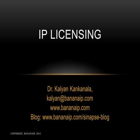 IP Licensing 