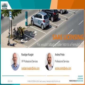 Licensing for Software-as-a-Service (SaaS)