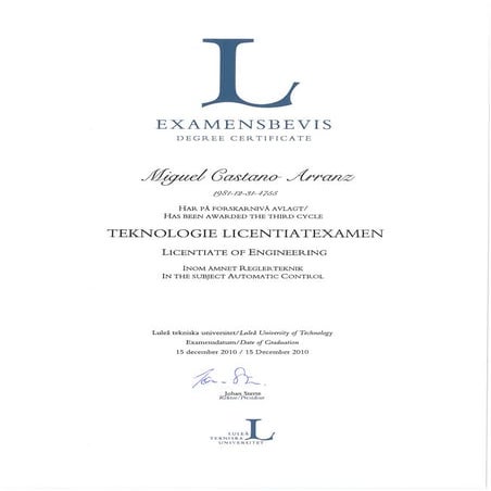 Licentiate diploma | PDF