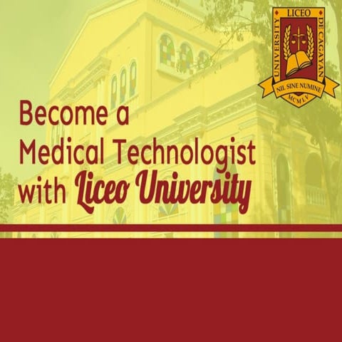 Being Part of the Medical Field as a Medical Technologist