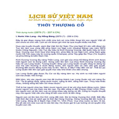 Lịch sử Việt Nam Toàn Tập 
