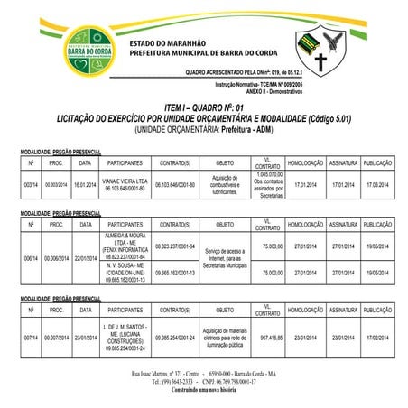 Licitação pref pdf
