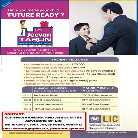 Lic jeevan tarun