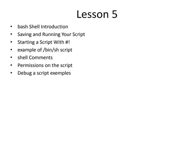 Licão 05 scripts exemple