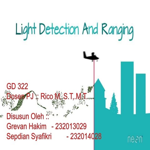 Lidar light detection and ranging