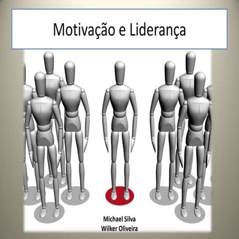 Motivação , liderança e trabalho em equipe