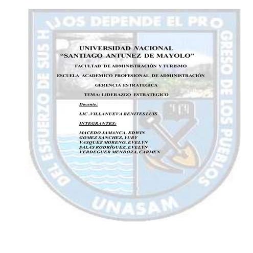 Liderazgo estrategico 